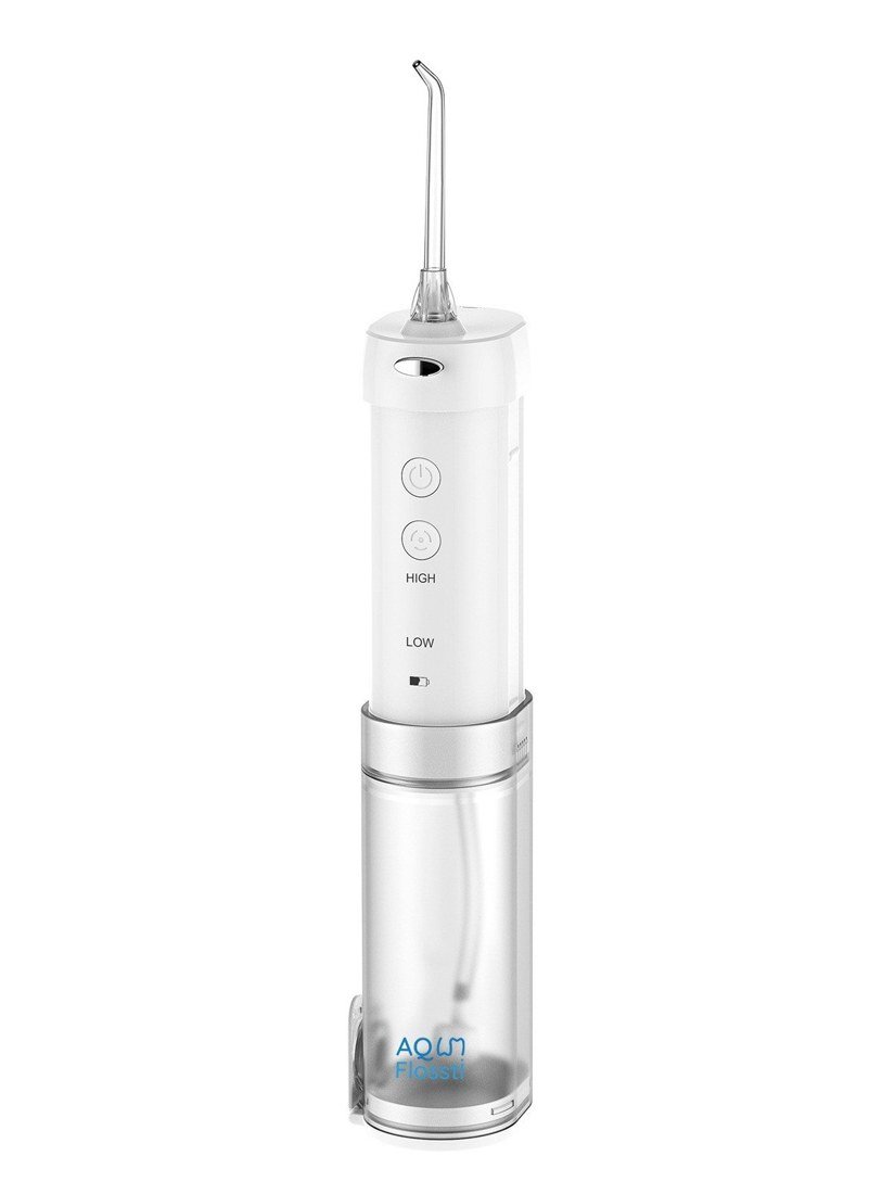 Aqua Flossti water flosser with High and Low modes and retractable tank